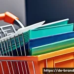 온라인 브랜드에 적합한 색상 심리학 - Here are three detailed image prompts: